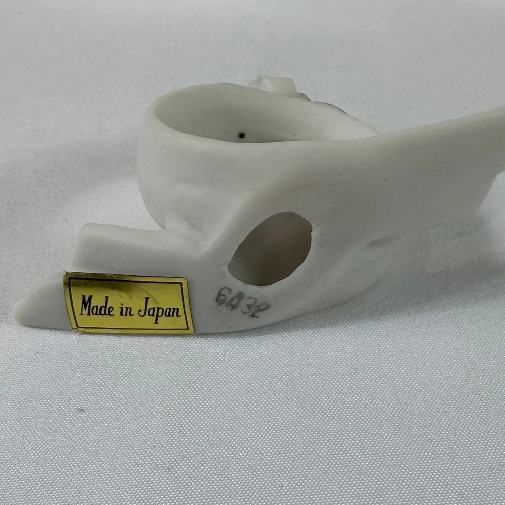 16 Vintage Porcelain Rose Napkin Rings Floral Ribbon Scroll‎ Set Made in Japan